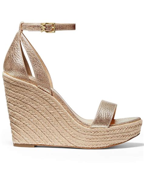 michael kors kimberly wedge sandal|michael kors denim wedge sandals.